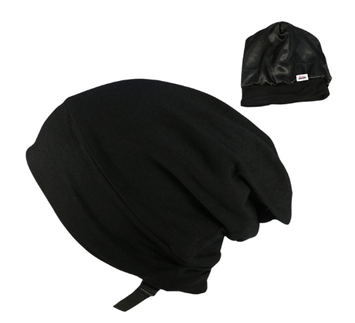 Unisex Cotton Satin Lined Beanie Bonnet